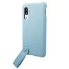 [GRAMAS COLORS] AQUOS sense3/sense3 lite/sense3 basic/Android One S7 Case, PU Leather Back "TAIL" PU Leather Shell Case, Camera Protection, Light Blue