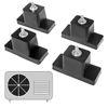 IVWNNN Anti-Vibration Mini Split Pad 4 Pack Rubber Vibration Isolator for Air Conditioner Condenser Mini Split Condenser Pad