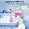 50mL Graduated Test and Centrifuge Tubes Pkg(25) Sterile,for Sample Separation