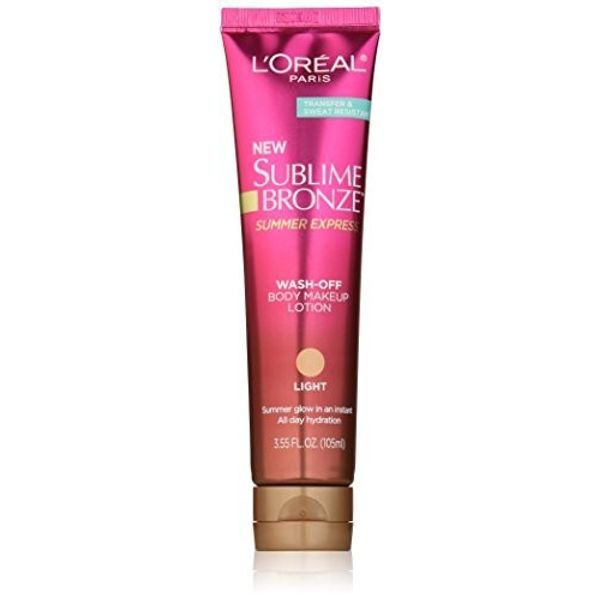 L'Oréal Paris Sublime Bronze Summer Express Body Makeup Lotion, Light, 3.55 fl. 