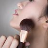 MSQ Makeup Brushes, Set of 10, Makeup Pouch Included, Premium Fiber Hair, Super Soft, Popular, Makeup Brush, Multi-functional, Makeup Set, Foundation Brush, Eyeshadow Brush, Daily Makeup, Easy to Carry (Brown)
