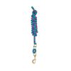 Perri's Poly Nylon Lead with Snap, Purple/Rasp/Teal, 8-Feet