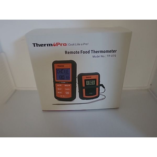 Therm Pro Remote Food BBQ Meat Thermometer -  Model TP-07S New W/Manuel