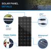 WUZECK 100W 18V Flexible Solar Panel Off Grid Module 10A Controller for RV Home