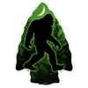 Bigfoot Arrowhead Green Sticker 6 Pack
