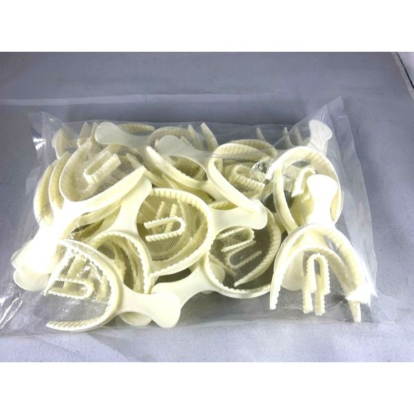 60 PC Full Arch Bite Registration Trays Dental Impression Disposable(Lar