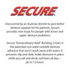 Secure Denture Adhesive Comfort Strips 15 Ct