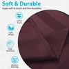 Table Cloth Tablecloths Square and Rectangular Premium Fabric Tablecloth, Waterproof & Wipeable Table Covers - Washable Long Table Cloths, Extra Large (Wine, 137 x 274 cm (Rectangular))