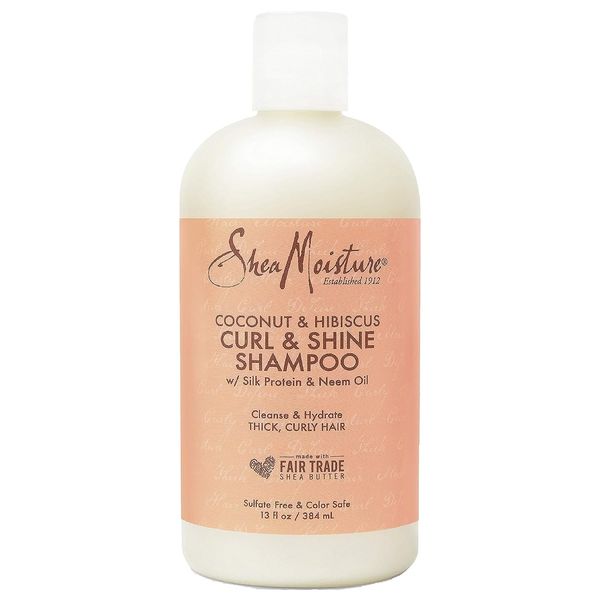 Shea Moisture Coconut and Hibiscus Curl/Shine Shampoo 384ml by Shea Moisture