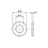 Polica Washers M2 (Pack of 10)