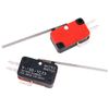 CESFONJER 8 PCS V-153-1C25 Micro Limit Switch Long Hinge Roller Momentary Cherry Push Button SPDT Snap Action, Ideal for Appliances, Electronics