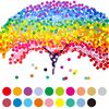 24320 PCS 1/4" Round Polka Circle Dot Sticker Labels Mega Bundle in Assorted 20 Colors