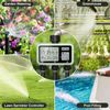 johgee Johgee Irrigation Computer with 3 Independently Controlled Outlets, Digital Watering Clock with LCD Display, Automatic/Manual Irrigation Control