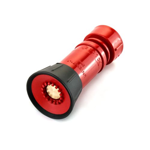 QWORK Fire Hose Nozzle, 1" Heavy Duty NPSH/NPT Thermoplastic Constant Flow Fog Nozzle, Fire Equipment