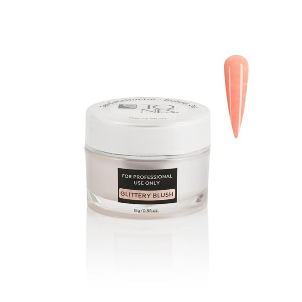 TONES Builder Gel: Glittery Blush (15 ml / 0.5 fl oz)
