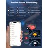 OBD2 Fault Code Reader OBDII Code Scanner Car Check Engine Light for iOS/Android