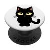 Kitty Cat Popsockets Love Cats Pop Socket Black Kitten Cat PopSockets Swappable PopGrip