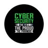 Cyber Security The Few The Proud The Paranoid Programmer PopSockets Standard PopGrip