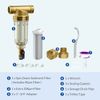 2 Pack Spin Down Sediment Water Filter Whole House Water Pre-Filter System 40μm