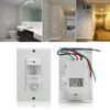 Sensky BS033C 110v Motion Sensor Light Switch, 180 Degree View Occupancy Sensor Switch, Wall Sensor Switch Light Sensor (Neutral Wire Required), White