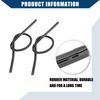 Hihaha 3 Section Rubber Windshield Wiper Blade Refills 650mm 26inch / 2Pcs