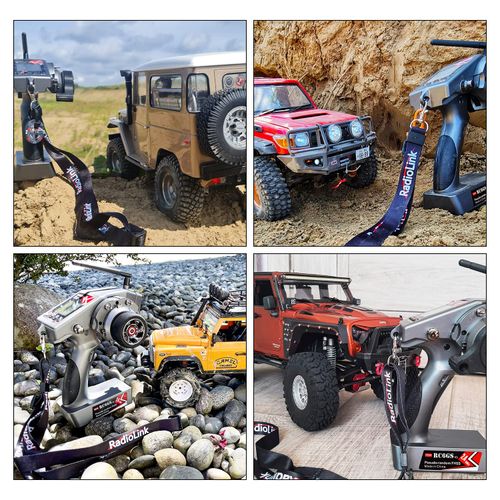 Radiolink RC Transmitter Lanyard Adjustable Strap Neck Sling Hook for Radio Remote Controller RC8X/AT10II/AT9S/AT9S Pro/RC6GS V3/RC4GS V3/T8FB/X4/X6 Black