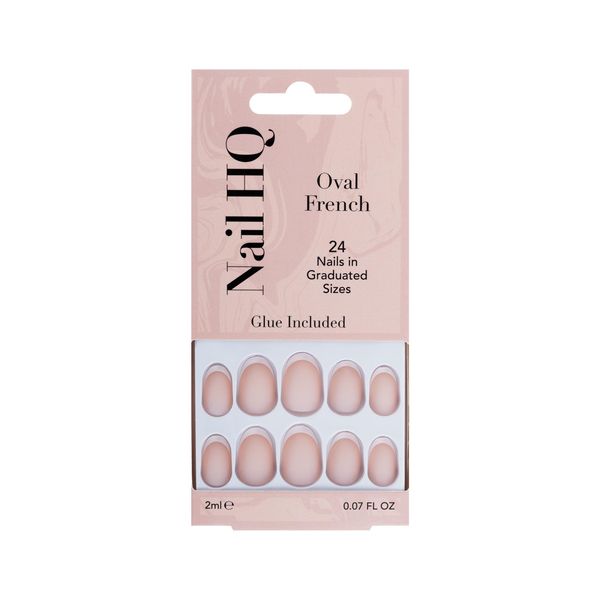 Nail HQ Oval French Nails