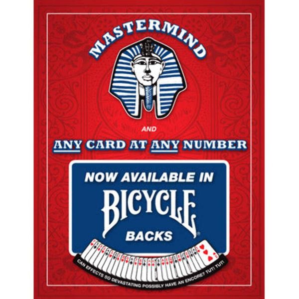 Mastermind 2D (Red Bicycle Only) by Christopher Kenworthey, Magic Trick, No Skill Required, Card Trick, Mentalism