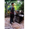Char-Broil 140 517 - Grilling Apron with Pockets, Black and Red.