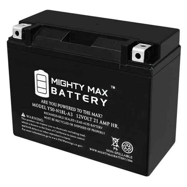 Y50-N18L-A3 Motorcycle Battery for Honda 1500cc GL1500 Gold Wing 1989