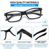 Suertree 1pc Reading Glasses Spring Hinge Computer Reader Glasses Square Aided Eyelasses Unisex BM151
