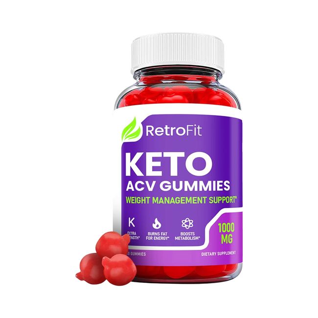 RetroFit Keto Gummies - Retro Fit Keto ACV Gummies - 60 Gummies