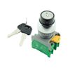KS-223 ATI 22mm KEY Selector Switch Maintained 2NO 3 Positions