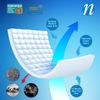 National Allergy Premium 100% Cotton Zippered Pillow Protector - King Size - White - 2 Pack - 300 Thread Count - Hypoallergenic Bed Pillowcase with Zipper - Breathable Encasement Cover
