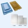 Plastic Autoclavable Instruments Storage Box Size for Instruments Sterilization Tray Case with Silicone Mat L/M/S