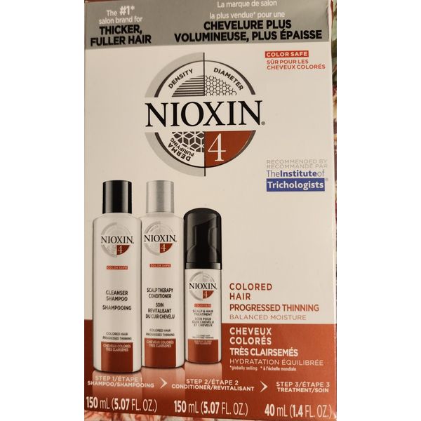 Nioxin System 4 Colored Hair Progressed Thinning Kit-not Full