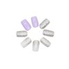 Press On Nails Medium Square Reusable Nail Tips Nails Glue Gel Fake Glitter