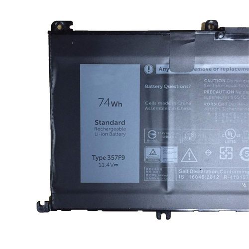 Hubei 357F9 71JF4 0GFJ6 Laptop Battery Replacement for Dell Inspiron 15 7559 7557 7567 7566 7759 5577 5576 INS15PD-1548B 1548R 1748B 1848B 2548B 2748B 3948B Gaming Series Notebook(11.4V 74Wh)