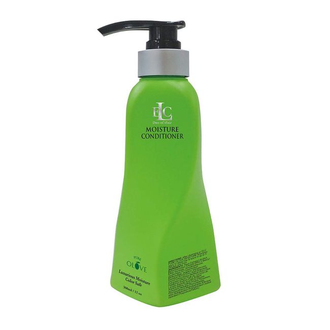 ELC Pure Olove Moisturizing Conditioner - (12 oz) Moisture Rich Natural Botanicals & Organic Oils Nourish, Repair, Strengthen, Rehydrate Dry Hair