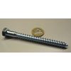 Zinc Hex Head Lag Screw 9/16 Hex Size 3/8 Thread x 4.0" Length, 25 pcs