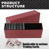 CROSSDESIGN Slotted Graded Card Storage Holder Container Trading Cards BoxesCompatible With Slat Storage Boxes