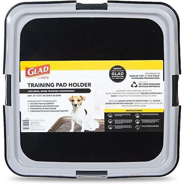 Glad Pets Puppy Potty Training Pad Holder for Disposable Pads (#4001L)