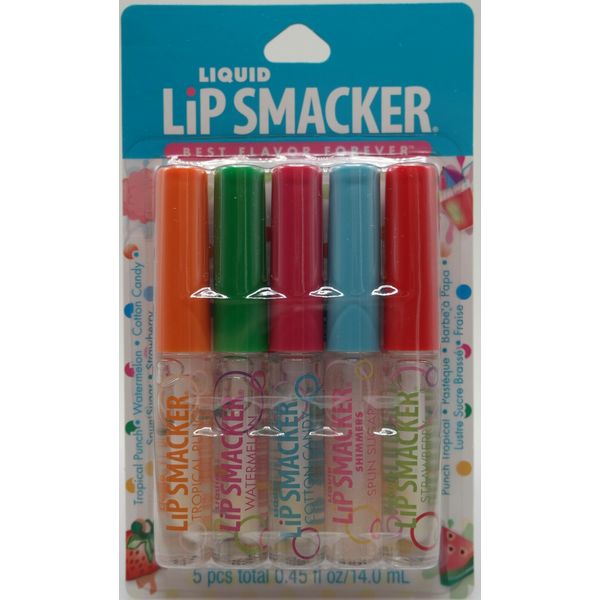 Lip Smacker Liquid Gloss Friendship Pack, 5 Count