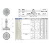 Sugatsune Industry ADWH40-8-60 Lamp Mark, Adjuster, ADWH Type
