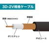 Horik BNC Coaxial Cable, 2m, 50Ω, 3D-2V, BN20-820BB