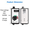 TJHSM Variable Speed Controller Replacement for Router Fan Electric Motor AC 120V 15A