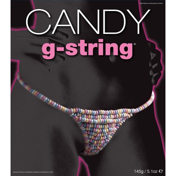 women edible G-string thong sweet candy posing pouch hen adult valentine wedding