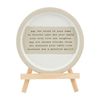 Mud Pie May The Doors Plate With Easel; assembled 9" x 7"