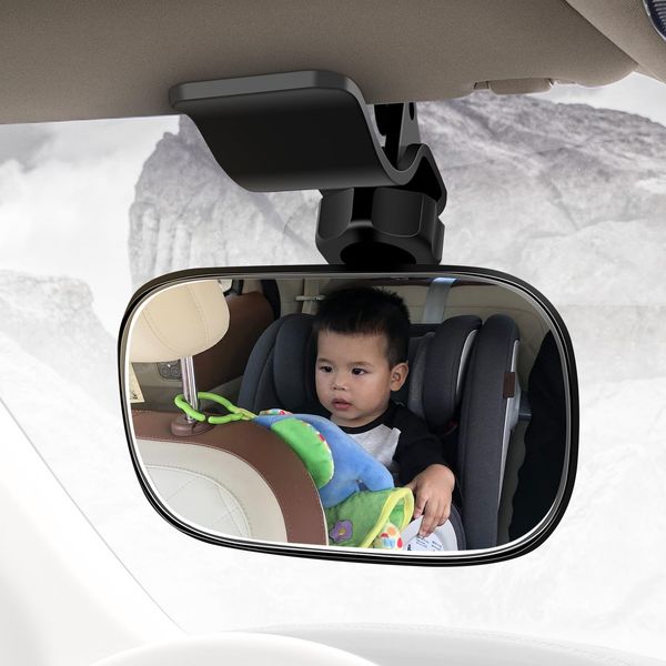 utiiy Baby Car Mirror Dog Car Mirror Children and Pets Car Rear Seat Observation Mirror