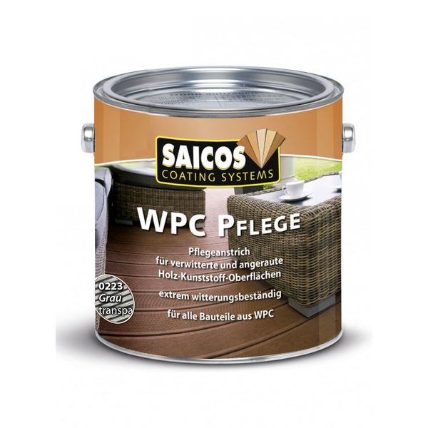 Saicos WPC Pflege 0223 Grau transparent 2,5 Liter